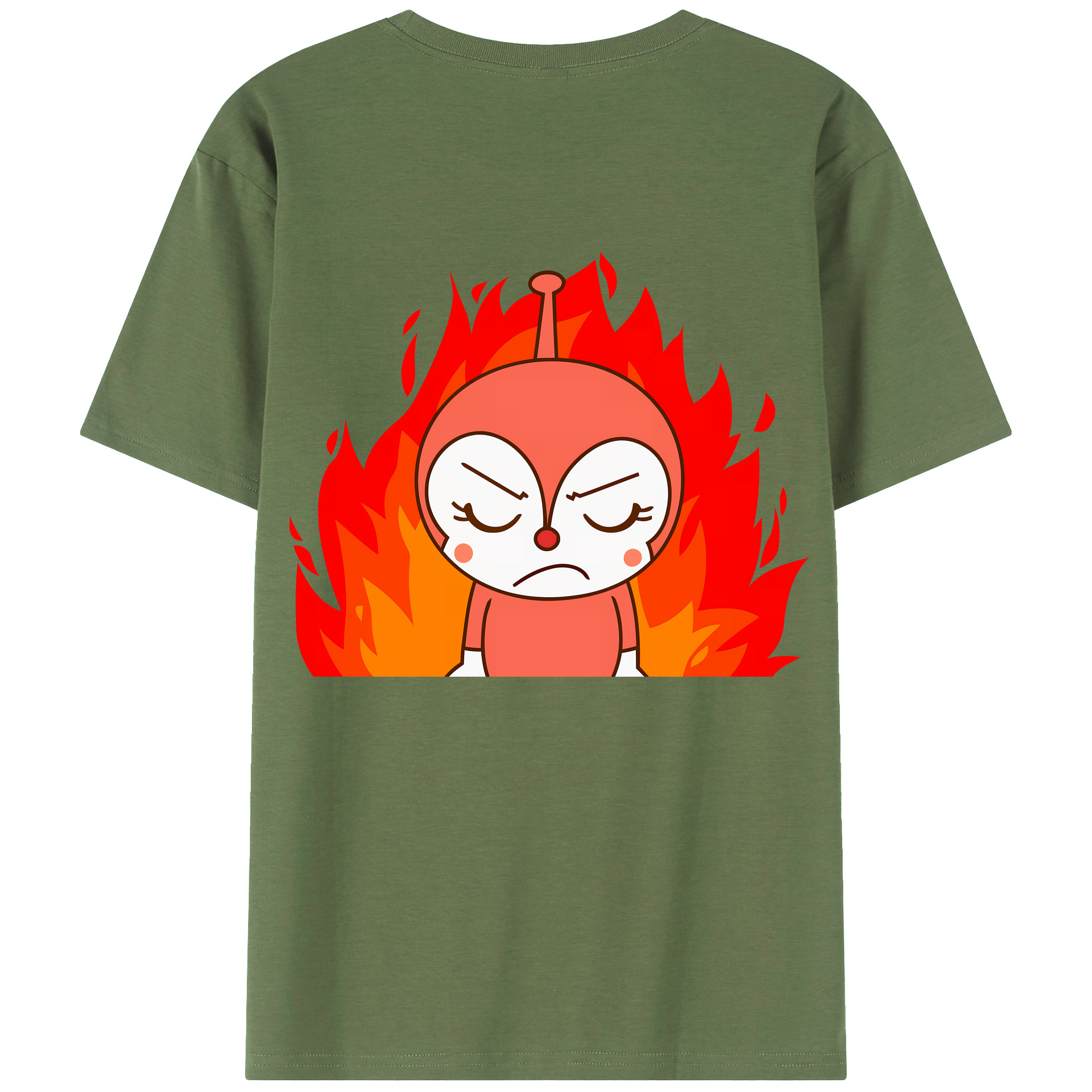 （画像用） アンパンマン Anpanman 綿100％ メンズ半袖Tシャツ（バックプリント） 通気性